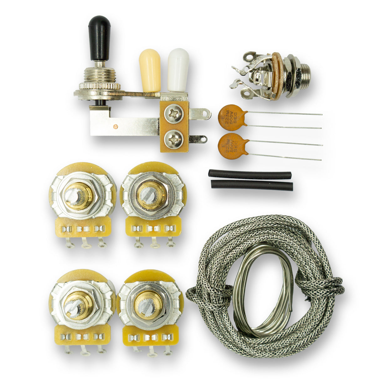 Deluxe 335 Wiring Upgrade Kit (CTS, Epiphone, Puretone, SEC Caps)