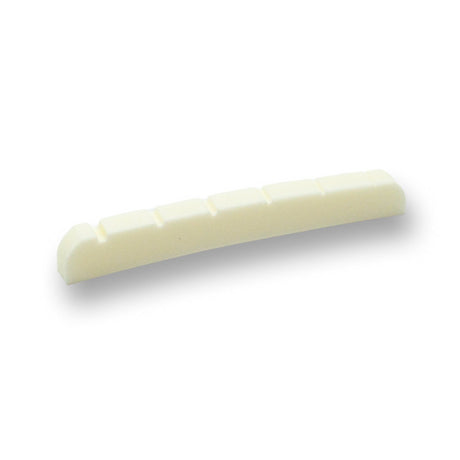 42mm Bone Electric Guitar Nut (Bleached, Slotted, Radius Options) - parts - WM Guitars