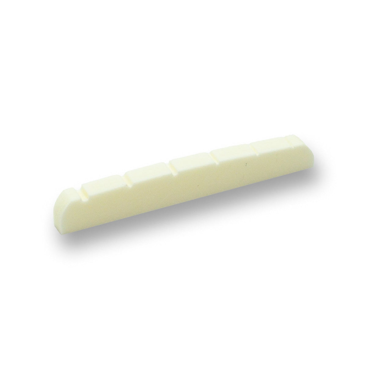 42mm Bone Electric Guitar Nut (Bleached, Slotted, Radius Options) - parts - WM Guitars