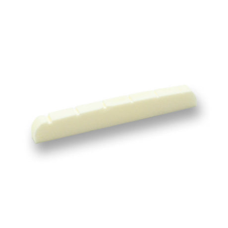 43mm Bone Electric Guitar Nut (Bleached, Slotted, Radius Options) - parts - WM Guitars