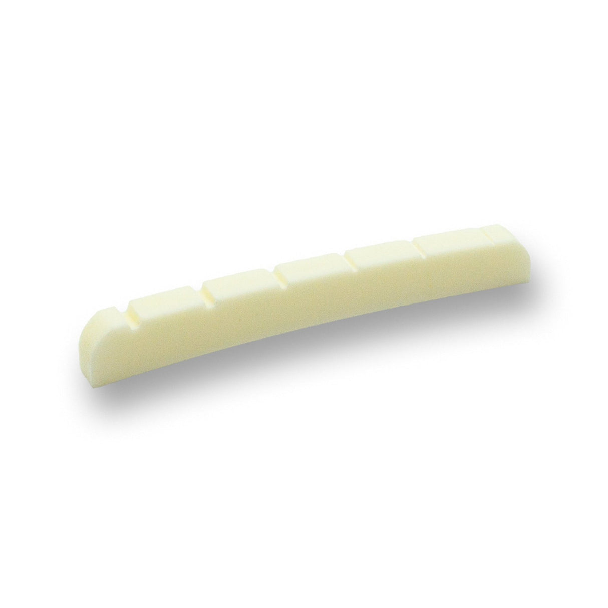 43mm Bone Electric Guitar Nut (Bleached, Slotted, Radius Options) - parts - WM Guitars