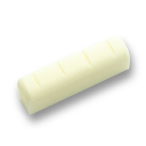 Bone Banjo Nut (Bleached, Slotted)