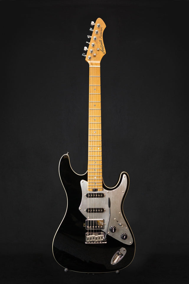 Aria Pro II 714 GTR Fullerton Electric Guitar Black - Electric Guitars - Aria