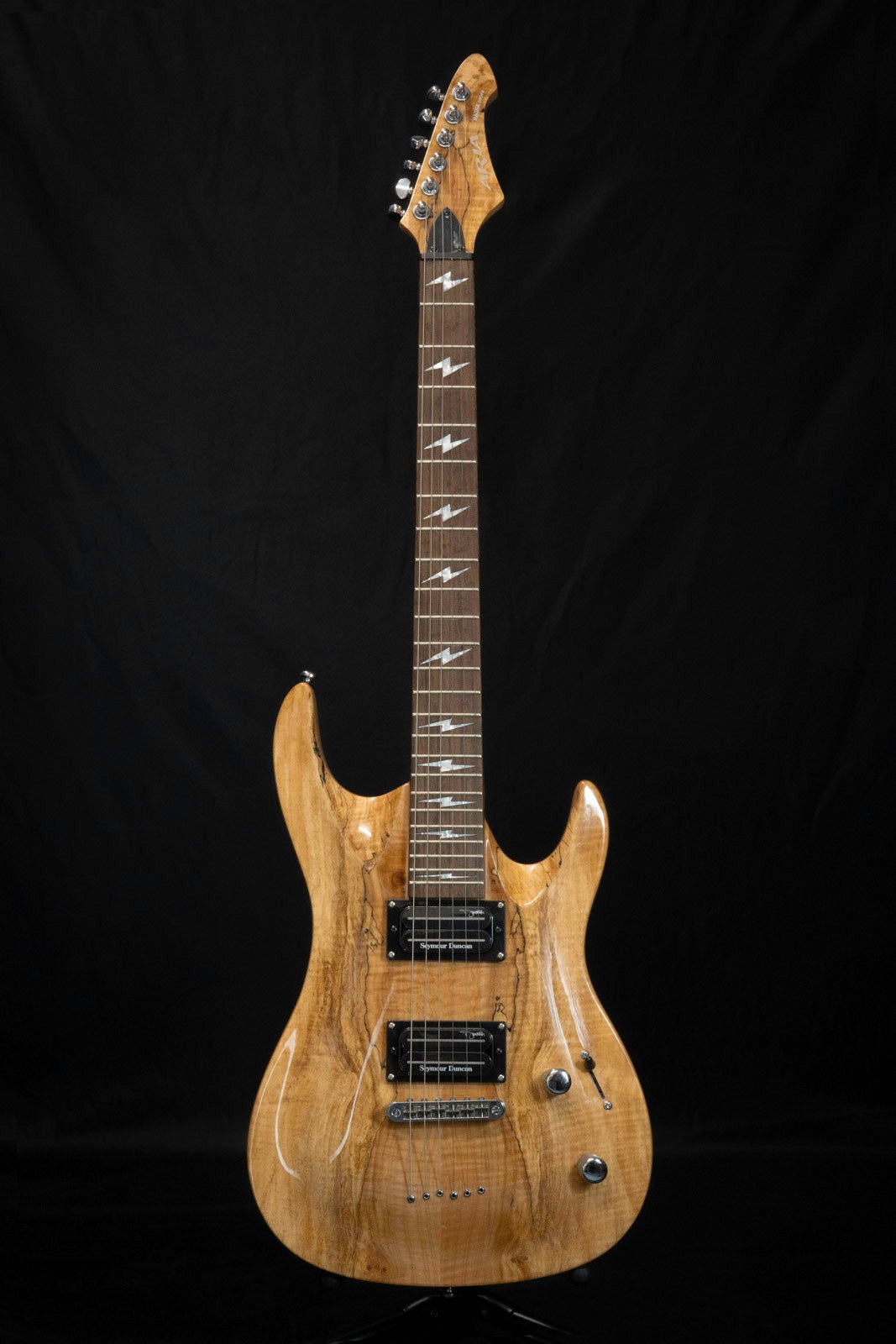 WM Guitars | Aria Pro II MAC-EXO SPN Spalted Maple Electric Guitar