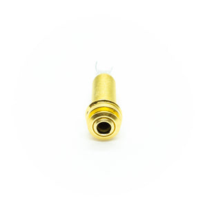 Barrel Jack Socket for Acoustic Guitar Endpin with Strap Nut (Various Finishes) - Parts - WM Guitars