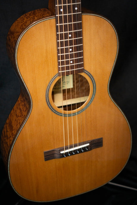 BSG P11 F Parlour Handmade Acoustic Guitar (Cedar & Pomelle Sapele) - Acoustic Guitars - BSG