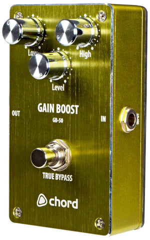 Chord GB - 50 Gain Boost Pedal - Effect Pedals - Chord