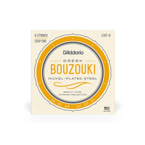 D'Addario Nickel-Plated Steel Greek Bouzouki Strings - Strings - D'Addario