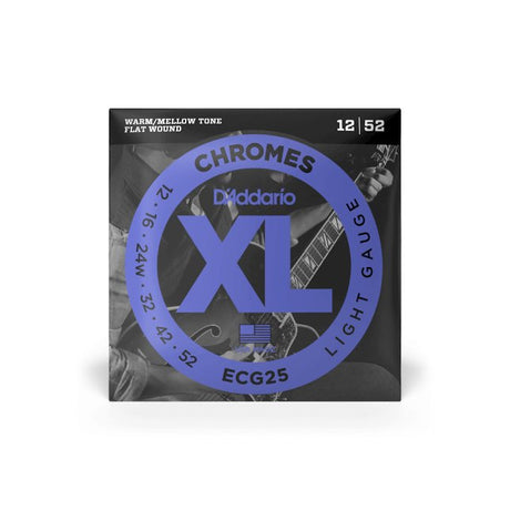 D'Addario XL Chromes Flat Wound Electric Guitar Strings - Strings - D'Addario