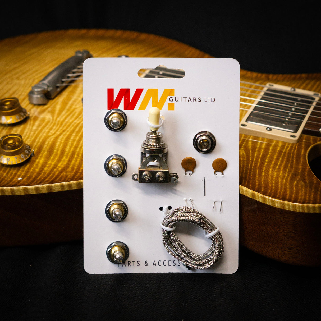 Deluxe Les Paul Wiring Upgrade Kit (CTS, Epiphone, Puretone, SEC Caps) - Parts - WM Guitars