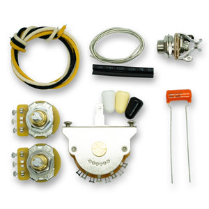 Deluxe Super - Strat HSH Wiring Upgrade Kit (CTS, Puretone, Oak Grigsby, Sprague) - Parts - WM Guitars