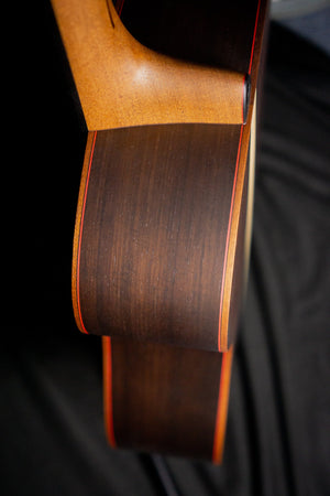 Dowina Master Series Amber Road Hybrid (OM body size) Western Red Cedar & Indian Rosewood - Acoustic Guitars - Dowina