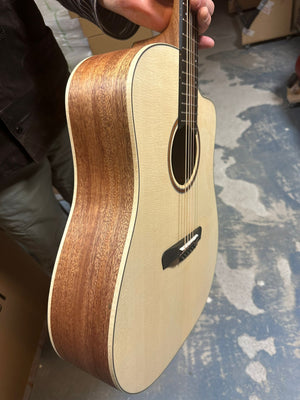 Dowina Time Travel Wayfare DC DS Limited Edition Model Acoustic Guitar (Dolomite Spruce & Khaya Mahogany) - Acoustic Guitars - Dowina