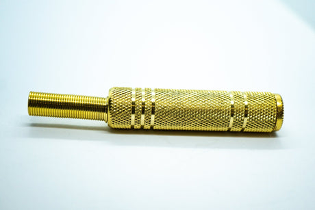 Female Cable End 6.35mm (Gold) - WM Guitars