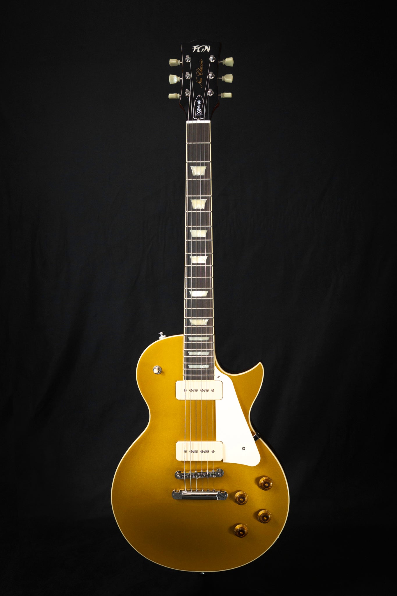 FGN Neo Classic Gold Top with P90's – WM Guitars