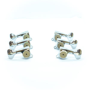 Gotoh SGS510 HAP - M Height Adjustable Locking Tuners 3 Per Side 1:15 Chrome - Parts - Gotoh