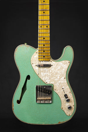 Kauffmann 56T Herringbone Seafoam Sparkle - Electric Guitars - Kauffmann