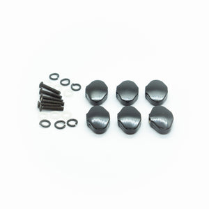 Machine Head Buttons and Fittings x6 Kluson Style (Various Finishes) - parts - WM Guitars