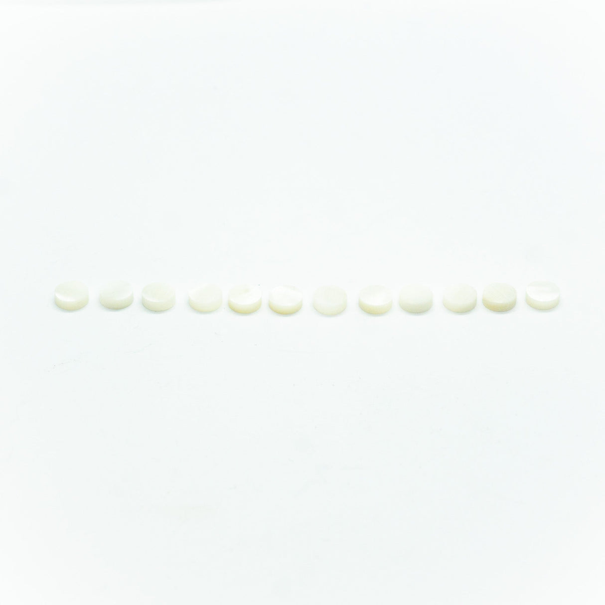 Mother of Pearl Dot Markers x12 (Various Sizes) - Parts - WM Guitars