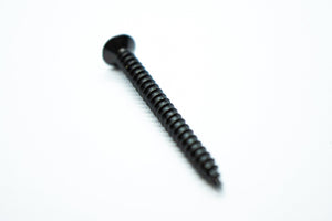 Neck Plate Screws (Black) x 4 - Parts - WM Guitars