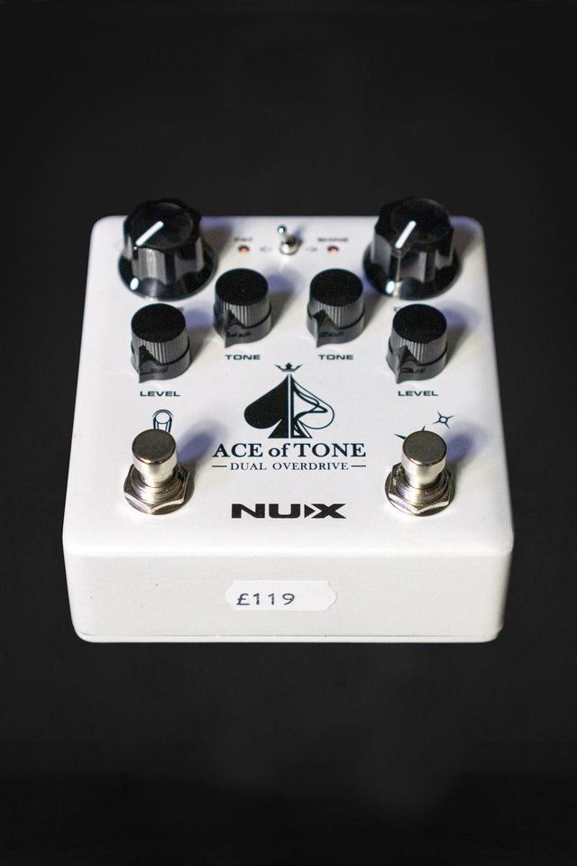 NU-X Ace Of Tone Dual Overdrive Pedal - Effects Pedals - NU-X