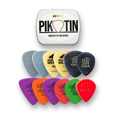 PikTin by WM Guitars 12x Cant Pick Variety Pack - Picks - WM Guitars