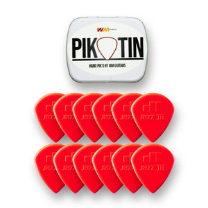 PikTin by WM Guitars 12x Dunlop Jazz Picks (Multiple Sizes) - Picks - WM Guitars