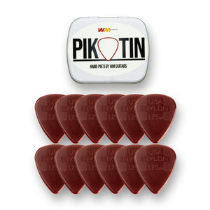 PikTin by WM Guitars 12x Dunlop Nylon Standard Picks (Multiple Sizes) - Picks - WM Guitars