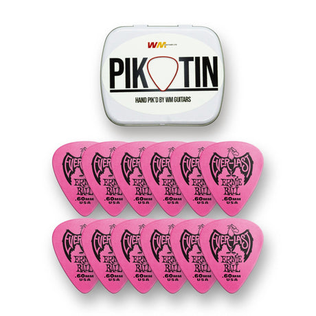 PikTin by WM Guitars 12x Ernie Ball Everlast Picks (Multiple Sizes) - Picks - WM Guitars