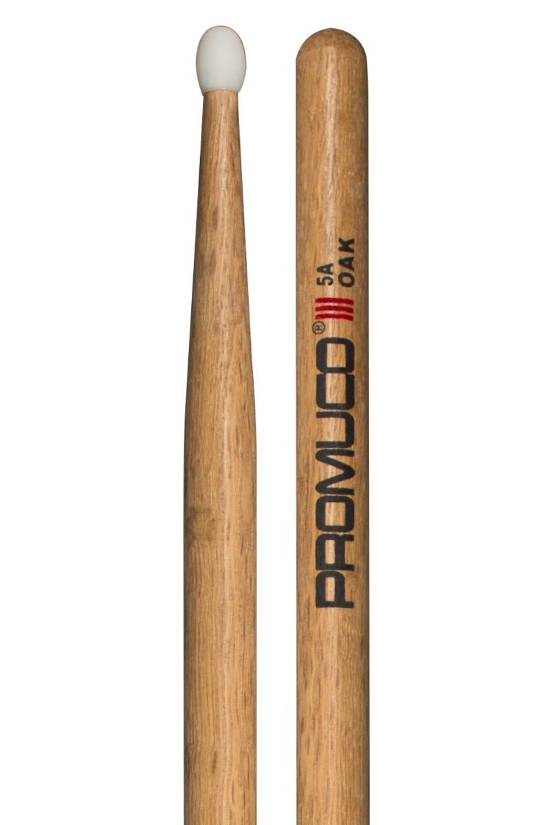 Promuco Oak 5A Nylon Tip Drumsticks - Drum - Promuco