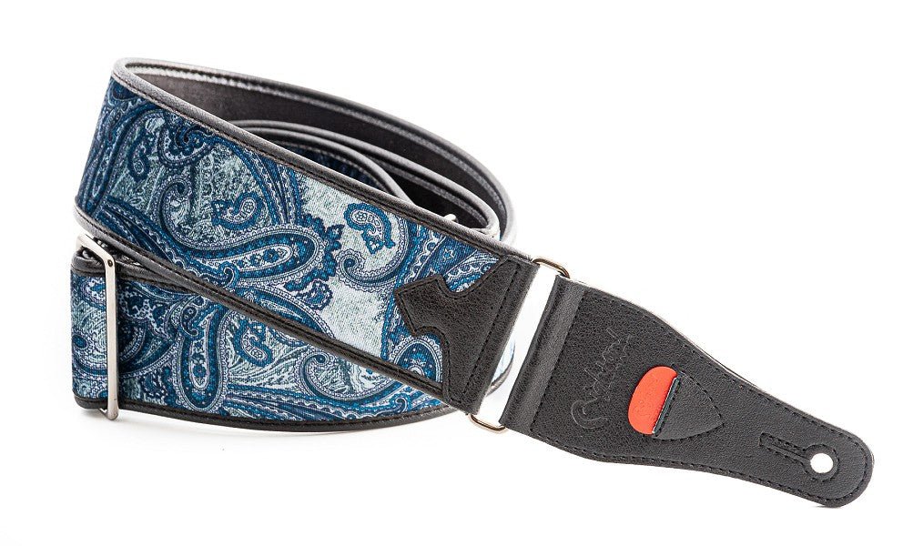 RightOn! Talisman Paisley Velvet Vegan Guitar Strap - Straps - RightOn!