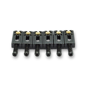 Roller Tremolo Saddles x6 (Various Finishes) - Parts - WM Guitars