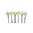 Tele Brass Saddles and Fittings Individual String Saddles x6 - parts - WM Guitars