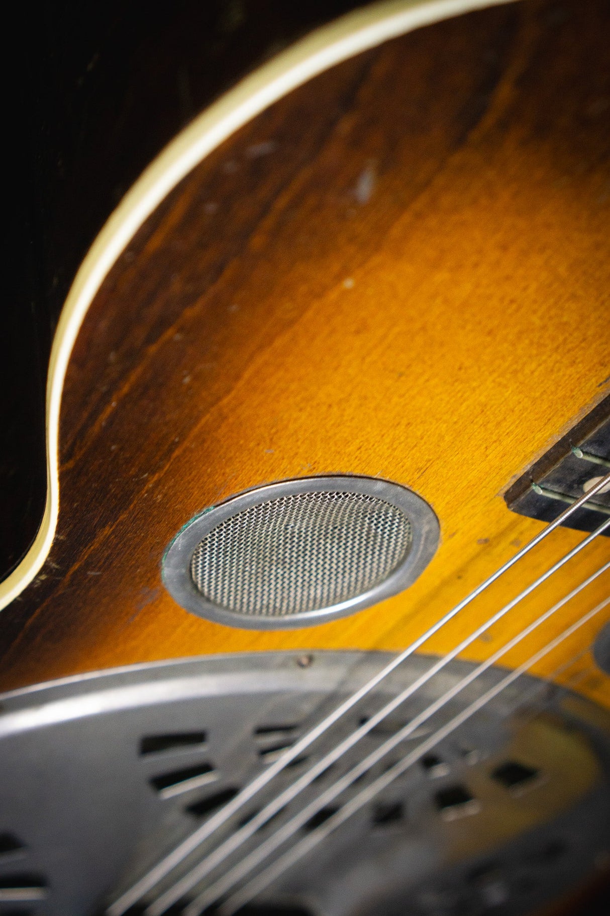 The Michigan Branded Resonator Slide Guitar ca. 1920's (Pre - Owned) - Acoustic Guitars - The Michigan Brand