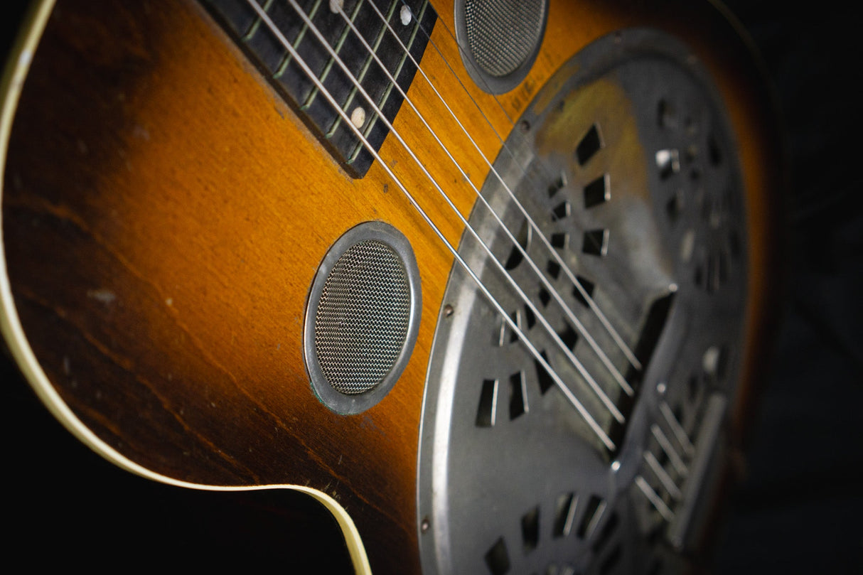 The Michigan Branded Resonator Slide Guitar ca. 1920's (Pre - Owned) - Acoustic Guitars - The Michigan Brand