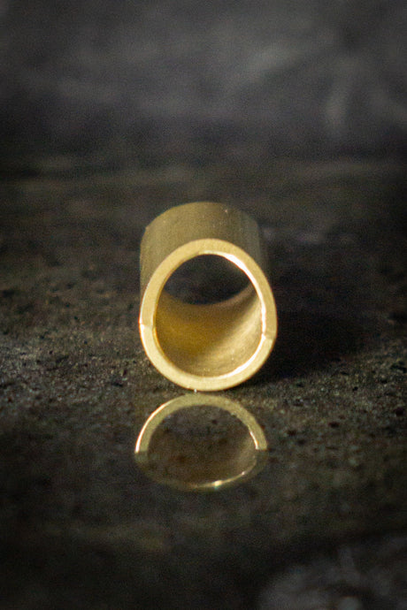 The Rock Slide Nathaniel Murphy Signature Polished Brass Ring Slide - Slides - Songhurst