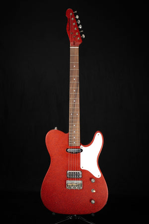 Woodstock 'Old Boy T Red Sparkle' with Vintage Gigbag (Pre - Owned) - Electric Guitars - Woodstock